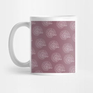 shark eye shell aloha print pattern Mug